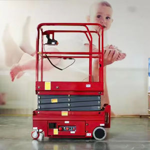 Plataforma Elevadora de Tijera Autopropulsada Eléctrica Mini, Elevador para Trabajos y Mantenimiento Aéreos - Product Image 1