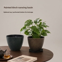 Fabricant Direct - Peinture en Aérosol Nanxing 8 Pouces - Design Minimaliste en Plastique Respirant et Durable avec Fond Multi-trous de Drainage