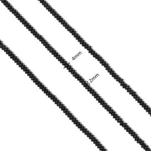 2*4mm pallina di pietra di abaco naturale Howlite cristallo aventurina nera agata ruota Rondelle perle di pietre sciolte fai da te creazione di gioielli - Product Image 6