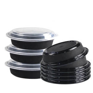 Plastic Container Containers Round Plasticround Plastic Meal Prep Container Disposable Plastic Food Container Freshware Meal Prep Containers Round Microwavable Take Out Container
