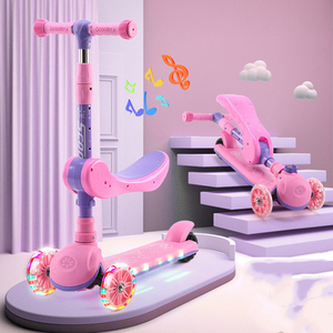 <span class=keywords><strong>Monopattino</strong></span> pieghevole di alta qualità <span class=keywords><strong>2</strong></span>-10 <span class=keywords><strong>anni</strong></span> bambini <span class=keywords><strong>2</strong></span> Kg 55*27*73 Cm ruota Kick Scooter alta quantità tre PU alluminio - Product Image 4