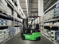 Hangcha X-Serie 0,6t/0,8t/1t 3-Rad Elektro-Gabelstapler Industrieller Gabelstapler für Schmalgang-Logistik