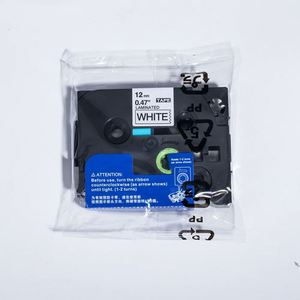 Phomemo Label Maker E1000 pro Label Machine Tape 231 Noir sur Blanc Compatible pour <span class=keywords><strong>Brother</strong></span> <span class=keywords><strong>P</strong></span>-<span class=keywords><strong>Touch</strong></span> Ribbon Printer Ribbon Tapes - Product Image 3