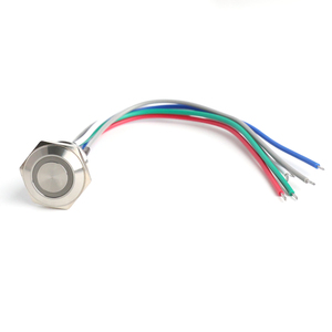 16 Mét thép không gỉ không thấm nước có dây WS2812 led tùy chỉnh RGB momentary Push Buttons chuyển - Product Image 1