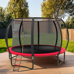 <span class=keywords><strong>Trampoline</strong></span> Commercial Zoshine en Promotion, Modèle Citrouille, Cadre Galvanisé Robuste, Tapis Antidérapants pour Enfants, Utilisation en Jardin - Product Image 1