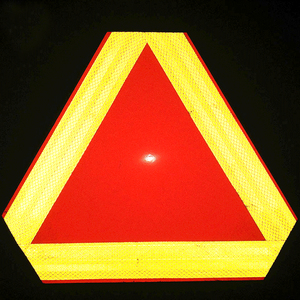 Señalización Triangular Reflectante <span class=keywords><strong>de</strong></span> Aluminio para Tráfico en Exteriores, para Vehículos <span class=keywords><strong>de</strong></span> Movimiento Lento, Diseñada para la Seguridad - Product Image 6