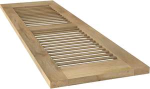 Persianas de Madera Estilo Granja, Puerta de Granero, Decoración de Pared Interior, Madera Reciclada Rústica, Persiana Tradicional para Casa de Campo, Resistente al Viento - Product Image 4