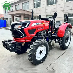 Trator agrícola 120hp 4*4 de quatro rodas, trator 4x4 para agricultura, forma de fábrica na China