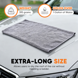 Serviette en daim pour lavage de voiture, séchage rapide, plage, séchage rapide, nano fibre, boîte à cire - Product Image 4