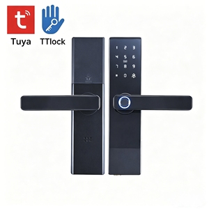 Hot Selling Home Security Digital Electronic Lock Tuya TTlock Smart Fingerprint Smart Locks Door Handle Locks 5050 - Product Image 1