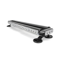 Barre lumineuse de toit LED de signalisation d'urgence clignotante pour voiture, camion, chantier, 54 LED ambre, 27 pouces