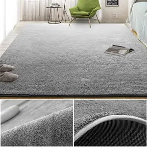 Area Rugs For Living Room Super Soft Fluffy Fuzzy Rug For Bedroom Grey Furry Shag Rug Plush Carpet Home Decor Rug