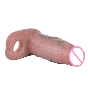 Manchons pénien pour homme à éjaculation retardée, souples, réalistes, agrandisseurs, préservatifs, jouets sexuels, masturbateurs - Product Image 6