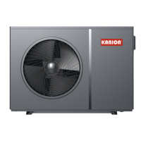Pompe à chaleur air-eau monophasée OEM 8kW - 16kW sans réservoir, efficacité énergétique A+++, R290, onduleur 3D DC, fabriquée par Midea