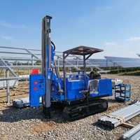 Vente en gros : Machine de piquage de pieux photovoltaïques robuste, tout-terrain, solaire, pour terrains désertiques, OEM ODM CE ISO Moyen-Orient
