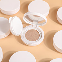 Cushion de maquillage sur mesure à couvrance totale, formule personnalisée, parfum, faible MOQ, marque privée, fond de teint compact professionnel