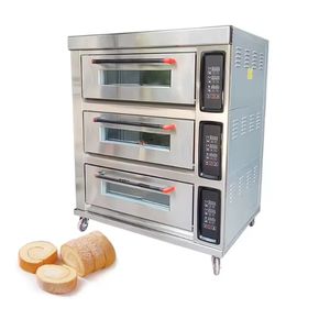 Suministro de equipos de panaderí<span class=keywords><strong>a</strong></span> pequeños Tres cubiertas de triple leñ<span class=keywords><strong>a</strong></span> Bagel Cupcake Pizza <span class=keywords><strong>Horno</strong></span> <span class=keywords><strong>para</strong></span> hornear <span class=keywords><strong>para</strong></span> pan - Product Image 2