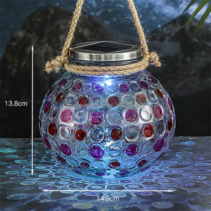 <span class=keywords><strong>Lanterne</strong></span> Portable LED extérieur <span class=keywords><strong>solaire</strong></span> bouteille en verre chaîne accrocher la lumière pour la fête de jardin mariage arbre de noël porte Camping Dec - Product Image 2