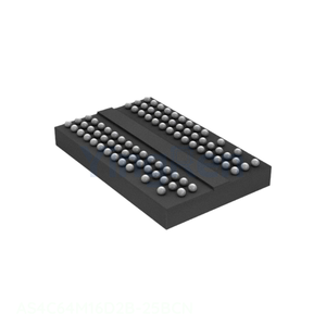 רכשו רכיבים אלקטרוניים מקוונים 84 TFBGA AS4C64M16D2B-25BCN זיכרון במלאי - Product Image 1