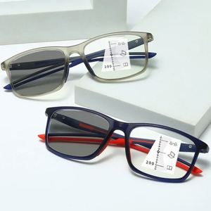 Gafas de Lectura Deportivas Fotocromáticas con Montura TR90 para Hombre y Mujer, Lentes Progresivas Multifocales para Presbicia, Moda 2025 - Product Image 1