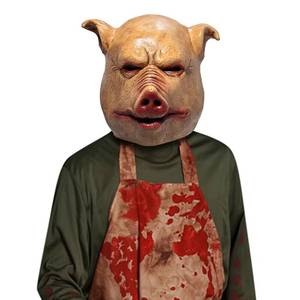 Máscara de Látex Ecológica de Cabeza de Cerdo de Terror para Disfraz de Mascarada, Cosplay de Animal, Cara Completa, con Logotipo Personalizado, para Fiesta de Halloween 2026 - Product Image 2