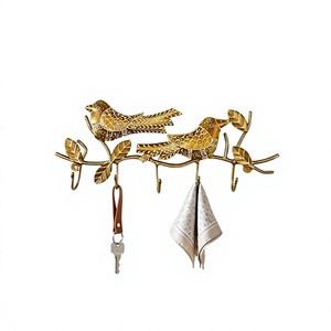 Vintage Metal Bird <b>Wall</b> Hooks 4 Hooks Anti Rust Decorative Animal Pattern Hook <b>Rack</b> <b>for</b> <b>Keys</b> Towels - Product Image 6