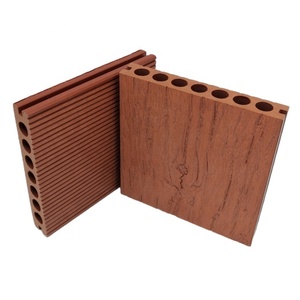 Ván Gỗ Tròn Rỗng <span class=keywords><strong>WPC</strong></span> 3D Thiết Kế Không Nứt 147X27Mm Dùng Cho Sàn Ngoài Trời - Product Image 1