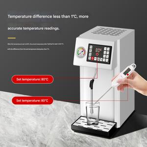 Machine à café automatique commerciale et distributeur d'eau chaude avec <span class=keywords><strong>mousseur</strong></span> à vapeur pour la préparation de cappuccino et de thé au lait - Product Image 2
