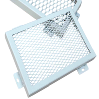 Plafond suspendu en treillis métallique, plafond suspendu en métal déployé, plafond en acier déployé, dalles de plafond métalliques thermolaquées