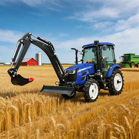 Gebrauchter Massey Ferguson Style 4x4 Frontlader Landwirtschaftlicher Traktor mit Weichai Dieselmotor und Getriebe