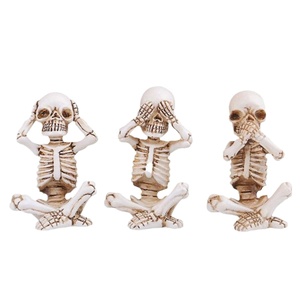 Halloween Ba Noes cho thiết lập qua biên giới nhựa Thủ công mỹ nghệ cho Tabletop bầu không khí trang trí đồ trang trí - Product Image 6