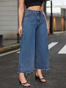 <span class=keywords><strong>Jeans</strong></span> da Donna a <span class=keywords><strong>Vita</strong></span> <span class=keywords><strong>Alta</strong></span> Taglie Forti Taglio Dritto <span class=keywords><strong>in</strong></span> Morbido Cotone Elasticizzato Tinta Unita Pantaloni <span class=keywords><strong>in</strong></span> Maglia - Product Image 2