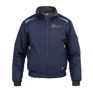 Blouson bomber bleu coupe classique, vêtements de travail, vêtements de sécurité - Product Image 2