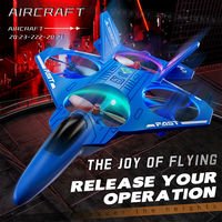 Drone planeur télécommandé 2,4 GHz avec chargeur, longue autonomie de vol, maintien d'altitude, acrobaties et fonctions de retournement, pour enfants, utilisation intérieure et extérieure