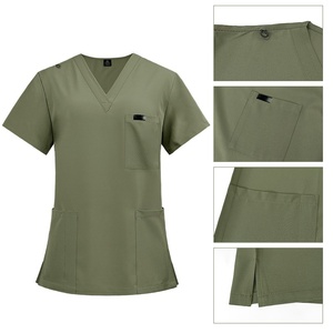 Nouvel arrivage : Ensemble uniforme médical unisexe séparé (haut et bas) à séchage rapide pour dentistes, infirmières et personnel hospitalier - Product Image 2