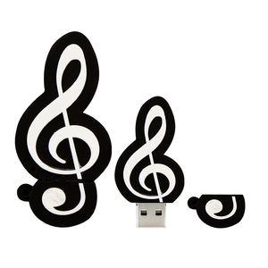 แฟลชไดรฟ์3.0และ2.0 USB PVC โน้ตดนตรีและดนตรีสำหรับสินค้าโปรโมชั่น - Product Image 5