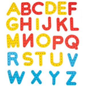 Perles enfilables numériques alphabet, blocs <span class=keywords><strong>de</strong></span> construction pour enfants, jouet éducatif pour la motricité fine et l'éveil précoce - Product Image 5