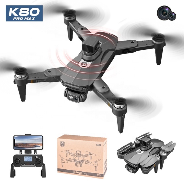 K80 PRO MAX Drone 5G 8K HD Camera Foldable Quadcopter 360 Degree Laser Obstacle Avoidance RC Drones