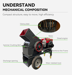 Nhỏ Diesel Hammer <span class=keywords><strong>Crusher</strong></span> Mill Cát Làm Máy Móc Máy Nghiền Đá Máy Hammer Mill <span class=keywords><strong>Crusher</strong></span> Cho Vàng Khai Thác Mỏ - Product Image 5