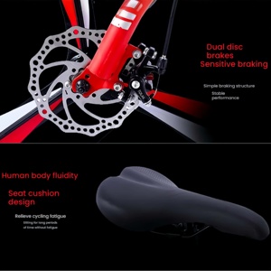 Bicicleta <span class=keywords><strong>de</strong></span> Montaña Plegable <span class=keywords><strong>de</strong></span> 26 Pulgadas con 24 Velocidades, Cuadro <span class=keywords><strong>de</strong></span> Acero <span class=keywords><strong>de</strong></span> Alto Carbono, Suspensión Trasera, Horquilla con Absorción <span class=keywords><strong>de</strong></span> Impactos y Frenos <span class=keywords><strong>de</strong></span> Disco - Product Image 4