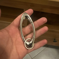 Porte-clés Pentagramme en métal avec impression UV, en alliage de zinc ovale, avec mousqueton à ressort, pendentif de sac