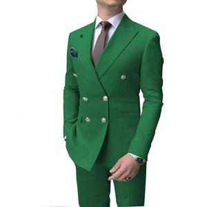 Costume de mariage classique pour <span class=keywords><strong>homme</strong></span>, bleu ciel, coupe ajustée, croisé, style italien, grande taille, sur mesure, pour témoin, avec pantalon à braguette zippée - Product Image 6