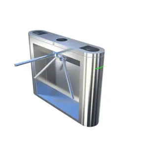 Arc máy bay thẻ & Vân tay Hệ thống kiểm soát truy cập thông minh ba-con lăn turnstile cổng kênh máy - Product Image 3