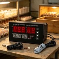 Incubateur à œufs entièrement automatique avec régulateur de température et d'humidité, thermostat