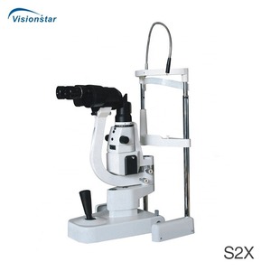 S2X çin oftalmoloji oftalmik yarık genişliği ayarlanabilir göz testi için 2 adım yarık lamba - Product Image 2