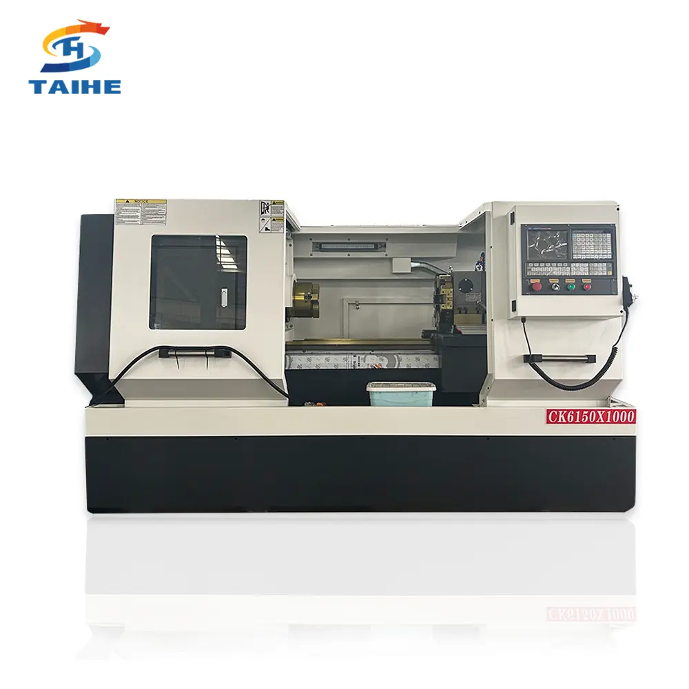 Competitive Price Flat Bed CNC Lathe Machine CK6150 CK6163 for Machinery Repair Shops and Manufacturing Plants