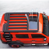 Kit de barres de toit, échelle et boîte de rangement latérale en alliage d'aluminium amélioré, neuf, adapté aux accessoires GWM Tank 300
