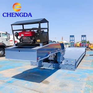 <span class=keywords><strong>Remorque</strong></span> surbaissée à 3 essieux pour le transport de machines de construction, capacité de 60 <span class=keywords><strong>tonnes</strong></span>, pour excavatrices - Product Image 4