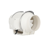 Ventilateur de gaine axial mixte électrique silencieux haute puissance Hf150 ELMAK à roulement à billes pour salle de bain et cuisine, garantie 3 ans