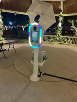 Support photo élégant en métal pour iPad, idéal pour les mariages, les fêtes et la photographie d'événements